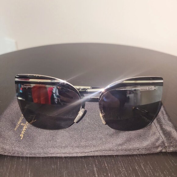 Salvatore Ferragamo Cat Eye Sunglasses - Picture 1 of 6